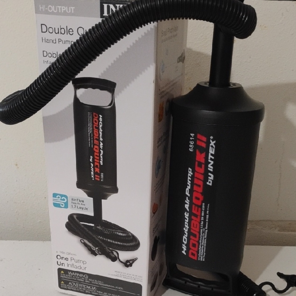 Intex Black Double Quick III Hand Pump
